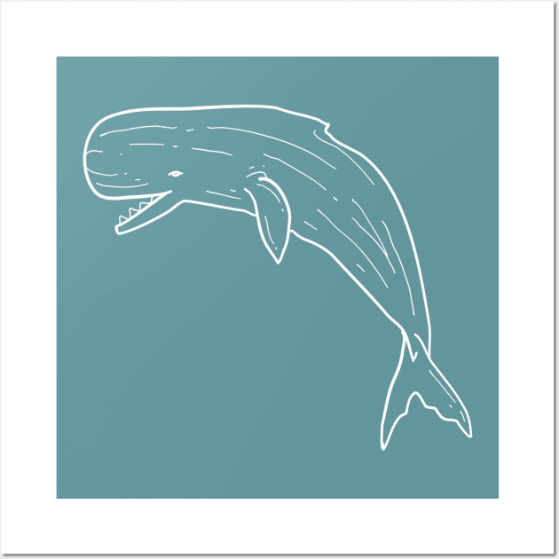 Sperm Whale 1 Wall Art by ArtDary